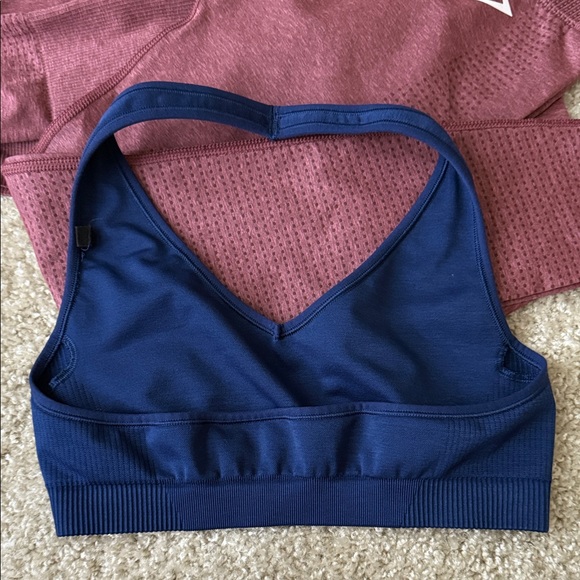 Oner Active Halter Neck Sports Bra M Midnight Blue - Picture 3 of 3